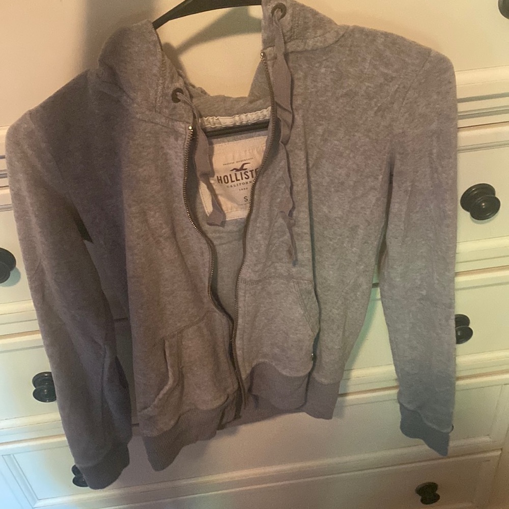 Hollister Zip Up Sweatshirt